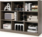 Modern Grey Cube Bookcase for Living Spaces