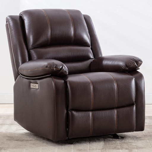 Faux Leather Electric Glider Reclining Chair