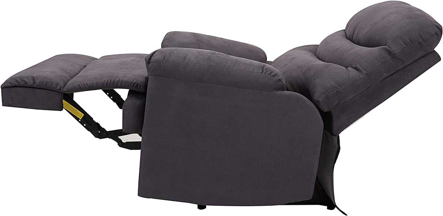 Recliner Sofa Chair, Fabric (Gray)