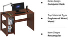 Cherry Desk with Shelves for Home Office