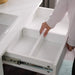 White Makeup Vanity Desk with Storage