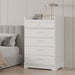 Vertical 6 Drawer Dresser, Wooden Storage