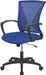 Ergonomic Blue Mesh Office Chair with Armrests