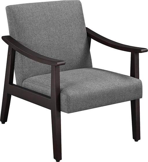 Modern Minimalist Dark Gray Accent Chair