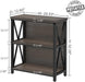 Rustic 3-Shelf Bookcase for Small Spaces