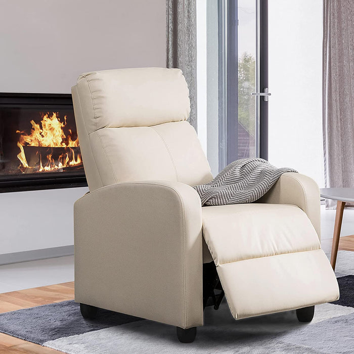 Home Theater Seating Recliner Chair (PU Leather)