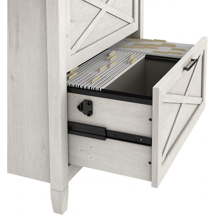 Key West L Shaped Desk with Mobile File Cabinet