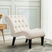 Set of 2 Button Tufted Slipper Chairs