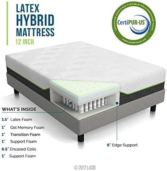 Medium Latex Hybrid Mattress - 12″