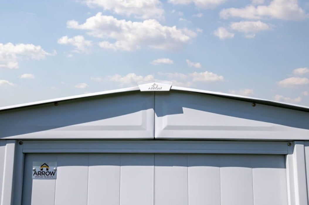 Classic Steel Storage Shed, 6X5, Flute Grey