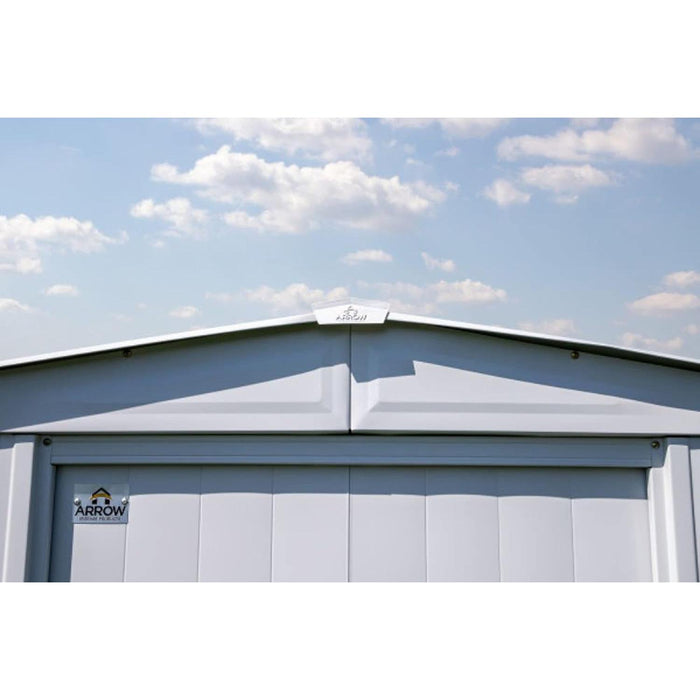 Classic Steel Storage Shed, 6X5, Flute Grey