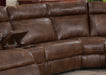 Brown 6-Piece Upholstered Reclining Set