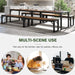 Modern Rustic Kitchen Dining Table Set