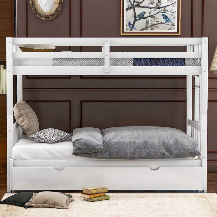 Twin over deals king bunk bed