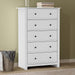 Galano Genoa 5 Drawer Dresser, Tall Storage