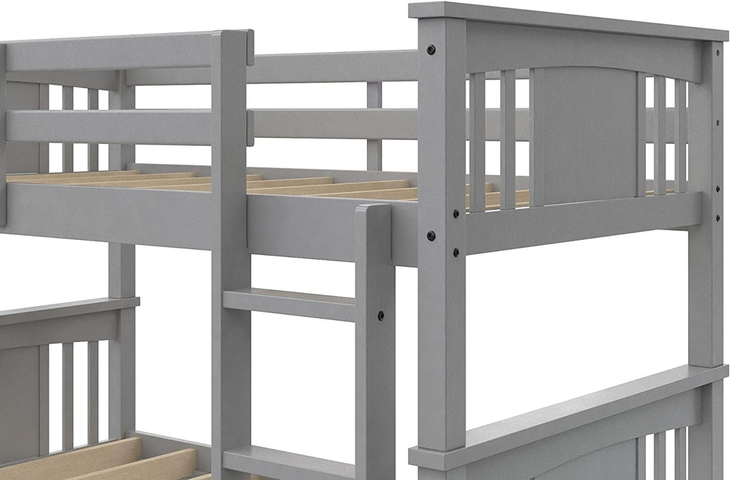 Dylan Kids Bunk Beds, Twin, White