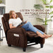 Contemporary Lounge Recliner Chair, Brown