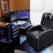 Massage Gaming Recliner Chair, Silver