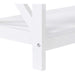 White 3-Tier Console Table with Storage Shelves