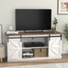 65-Inch Farmhouse TV Stand with Sliding Barn Doors