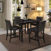 Faux Marble Top 5-Piece Counter Height Dining Set