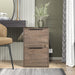 Small Grey Wooden Filing Cabinet for Home Office