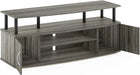 55 Inch TV Stand in French Oak Grey/Black