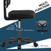 Ergonomic Mesh Chair with Adjustable Height and Wheels