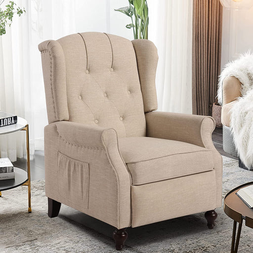 Wingback Recliner Chair with Massage and Heat