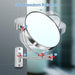 9-Inch Large Size Wall Mounted Magnifying Makeup Mirror