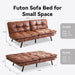 Memory Foam Futon Sofa Bed with Frame & Mattress