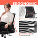 Ergonomic Swivel Chair with Adjustable Lumbar Support