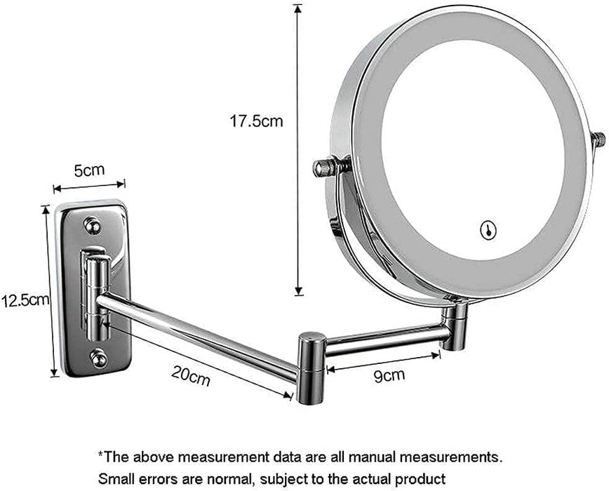 Wall-Mounted Charging LED Makeup Mirror