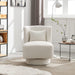 Comfy Ivory Swivel Chair for Any Room