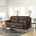 Chavers 90" Upholstered Power Lay Flat Reclining Sofa with Adjustable Headrest