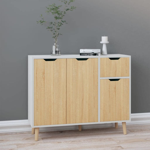 Kitchen Buffet Sideboard Table with Anti-Collapse Device