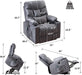 Velvet Power Lift Recliner with Heat & Massage