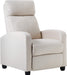 Modern Beige Fabric Recliner Sofa for Living Room