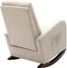 Beige Fabric Manual Recliner for Home Theater