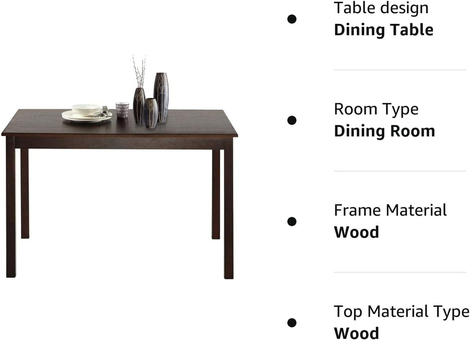 Modern Rectangular Dining Table for Small Spaces