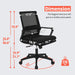 Ergonomic Mesh Office Chair with Lumbar Support