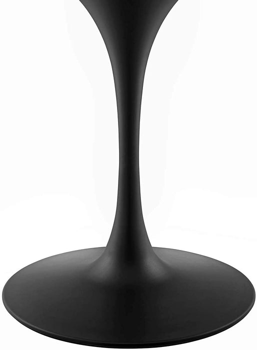 Lippa 54″ Oval-Shaped Dining Table, Black