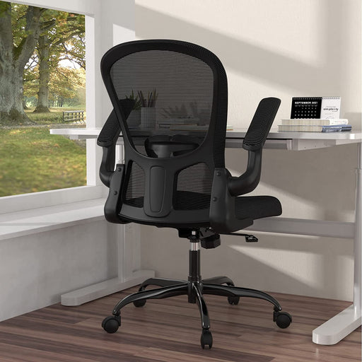 Breathable Mesh Swivel Chair with Lumbar Support