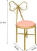 Bow Vanity Chair Set, Princess Makeup Stool (Pink)