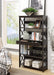 Black 5-Tier Bookcase with Drawer from Oxford