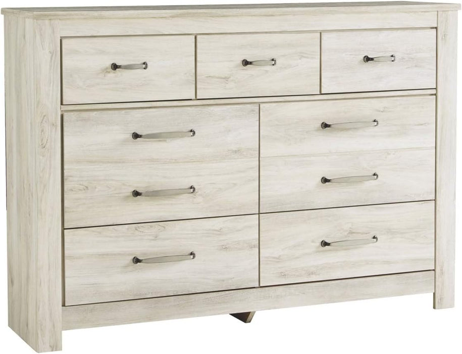 Farmhouse 7-Drawer Dresser, Whitewash