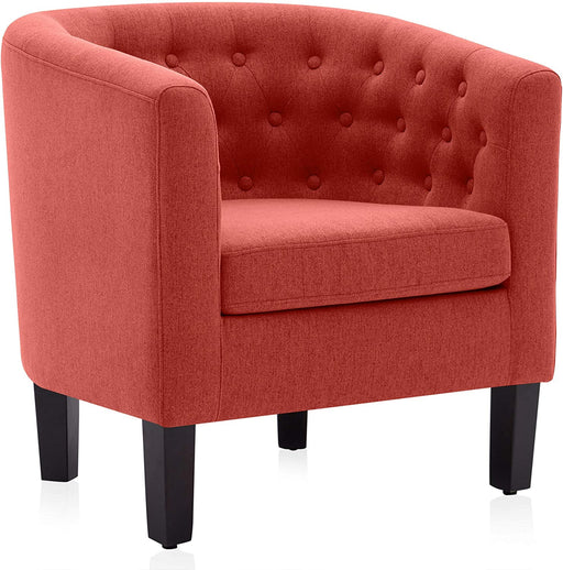 Elegant Burgundy Accent Chair for Living Room