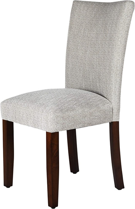 Light Grey Classic Upholstered Accent Dining Chair