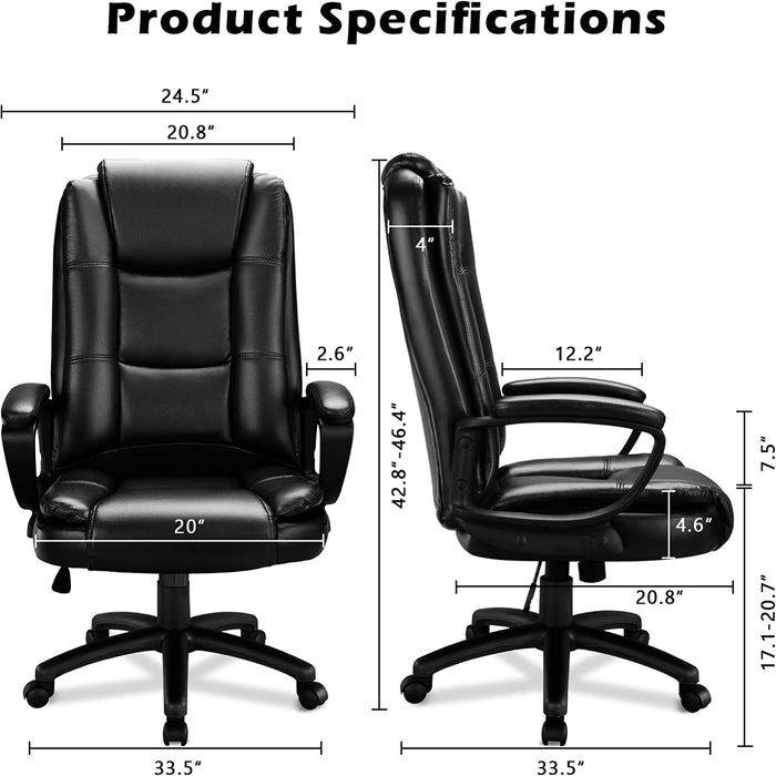 Ergonomic Executive Chair with Lumbar Support