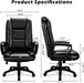 Ergonomic Executive Chair with Lumbar Support